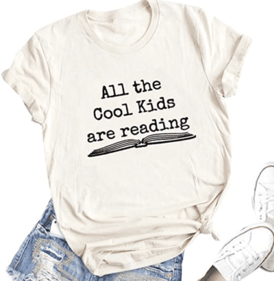 All the cool kids are reading t-shirt