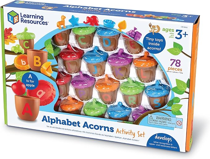 alphabet-acorns alphabet acorns set