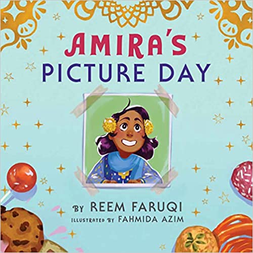 Book cover for Amira's Picture Day as an example of first grade books
