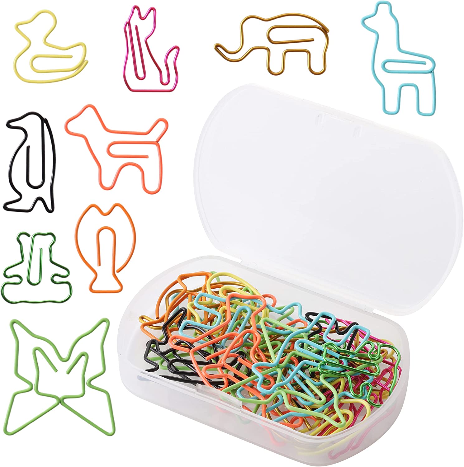 cute school supplies animal paper clips