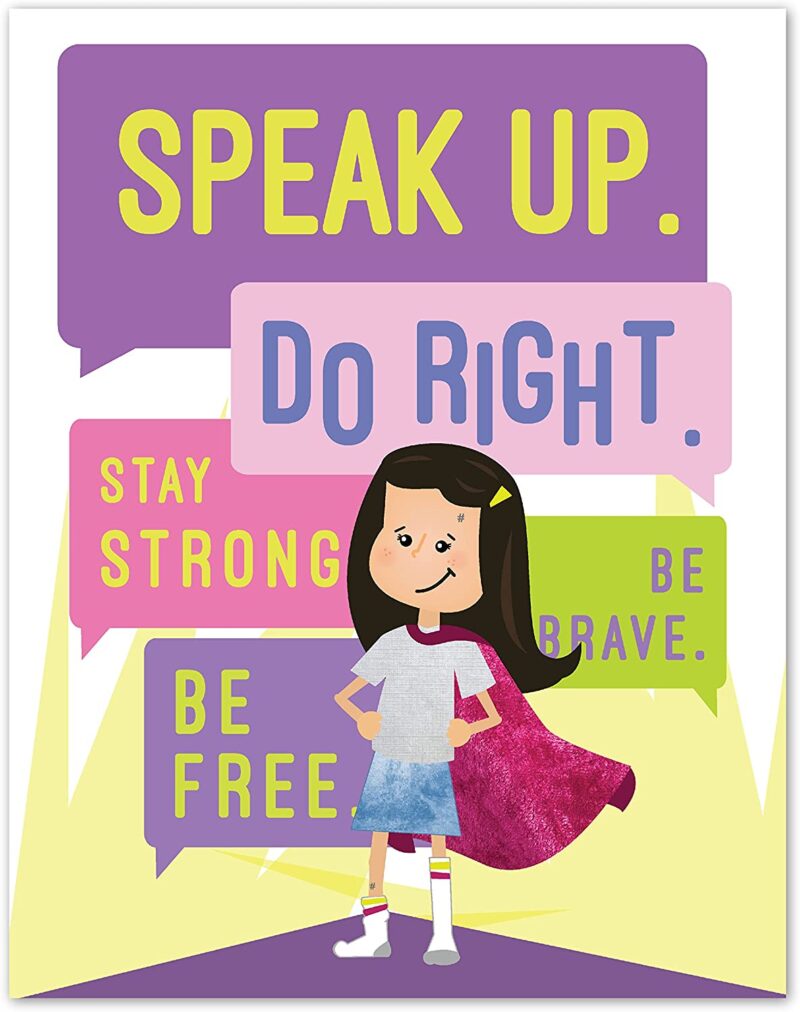 Speak Up Do Right classroom poster