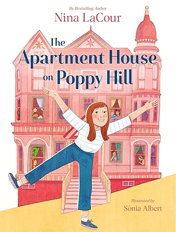 Book cover for The Apartment House on Poppy Hill as an example of second grade books