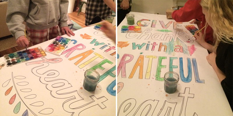 Gratitude banners DIY classroom for kids