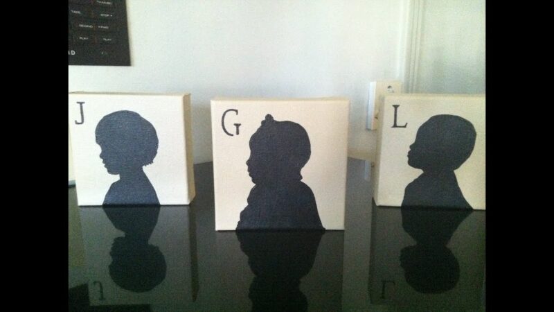 Art therapy activities: silhouette stories