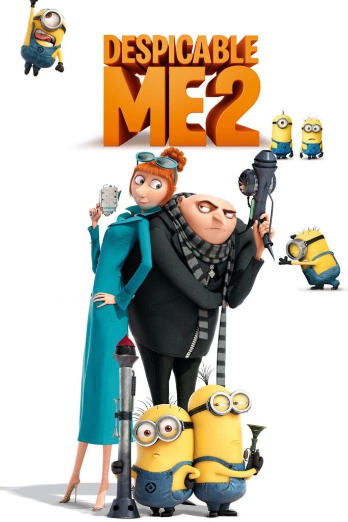 Poster of Gru and Minions for Despicable Me 2