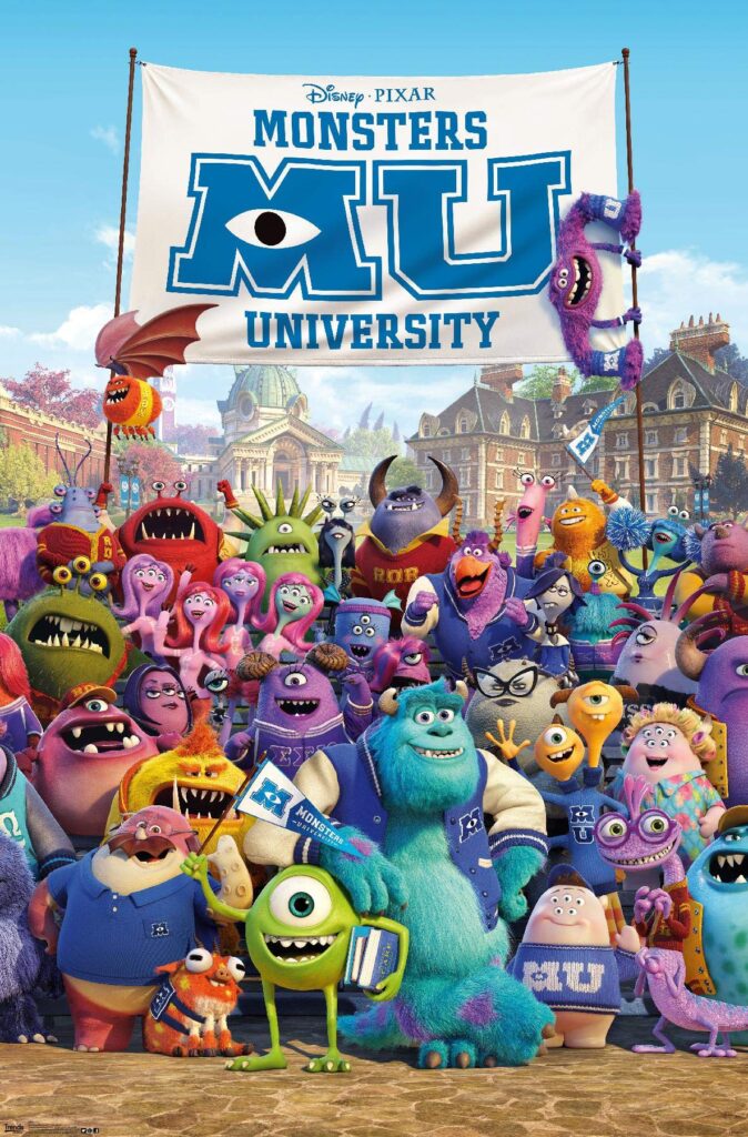 Great back to school movies - Monsters University poster