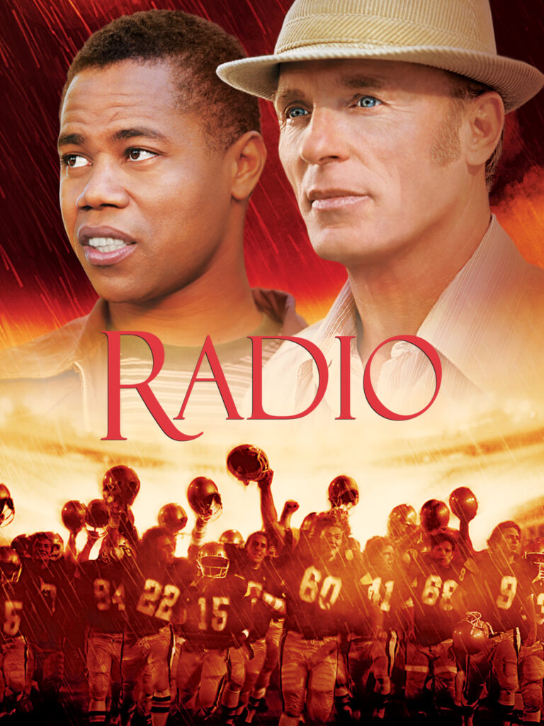 Radio poster cover with Cuba Gooding Jr and Ed Harris