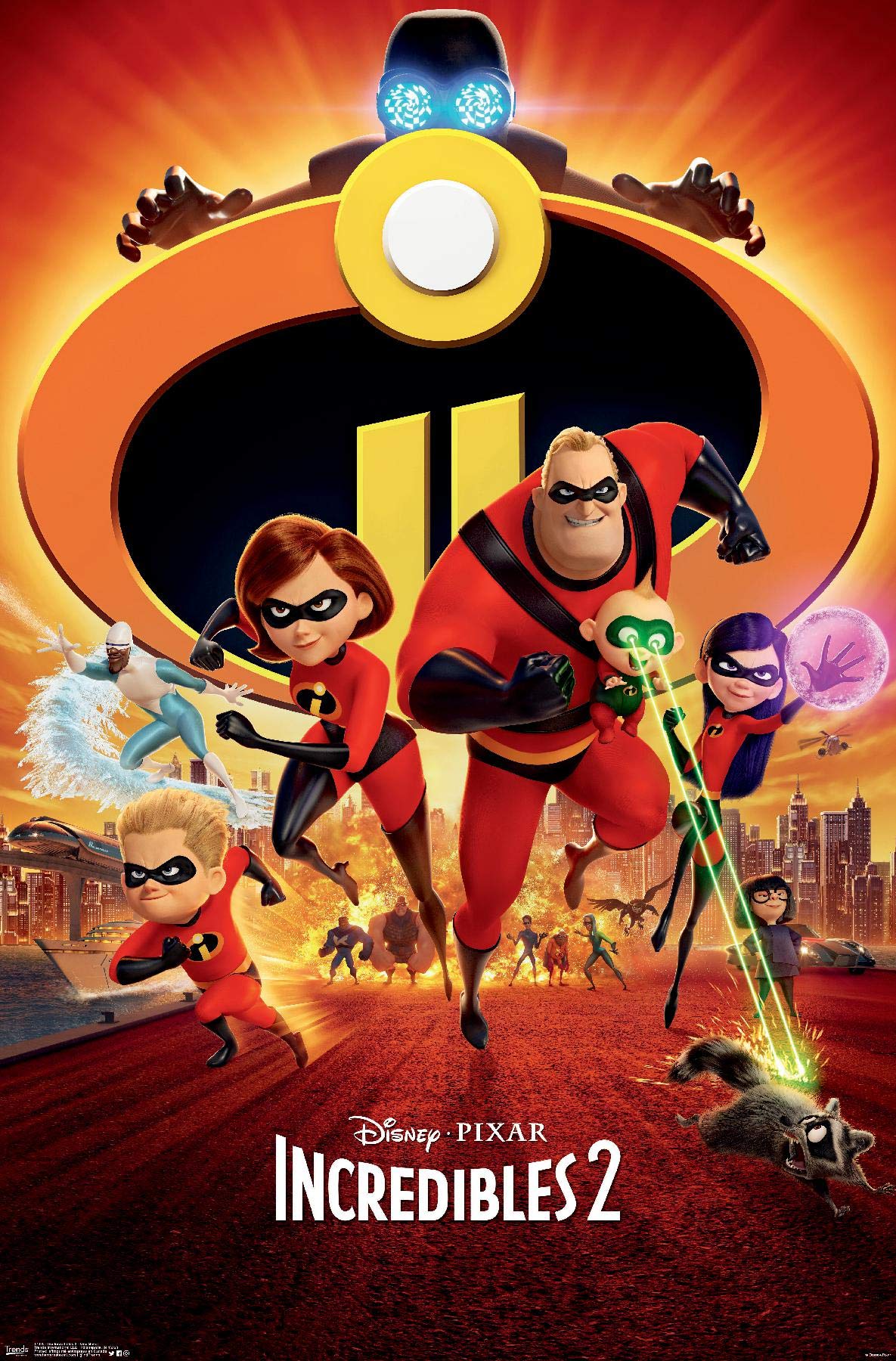 Poster for The Incredibles 2 from Disney Pixar