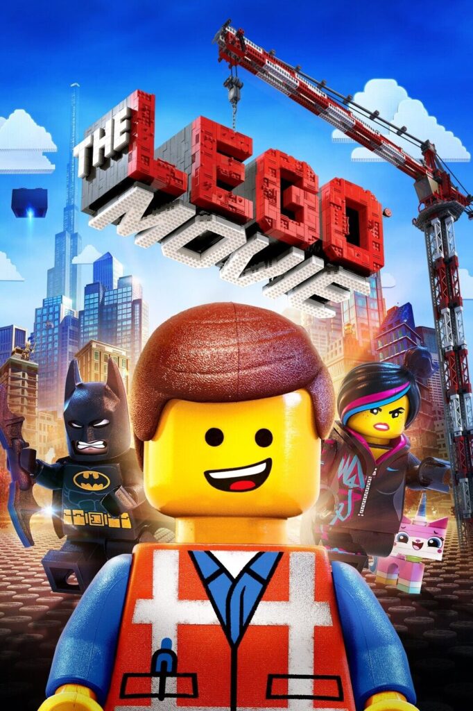 The Lego Movie poster with Emmett