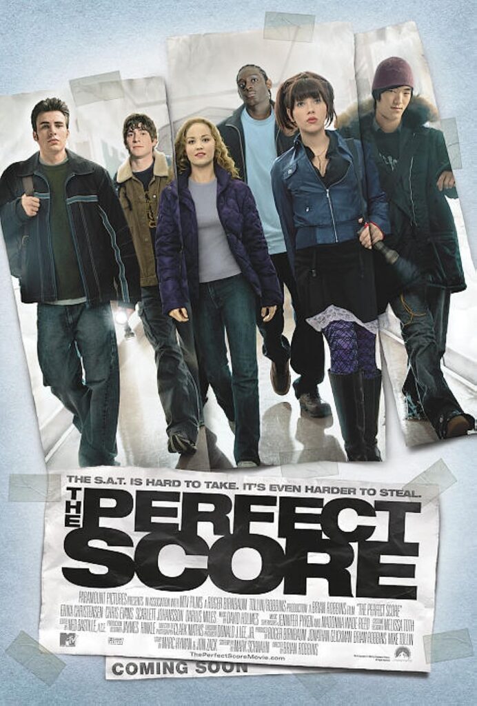 Teens standing together cover of The Perfect Score