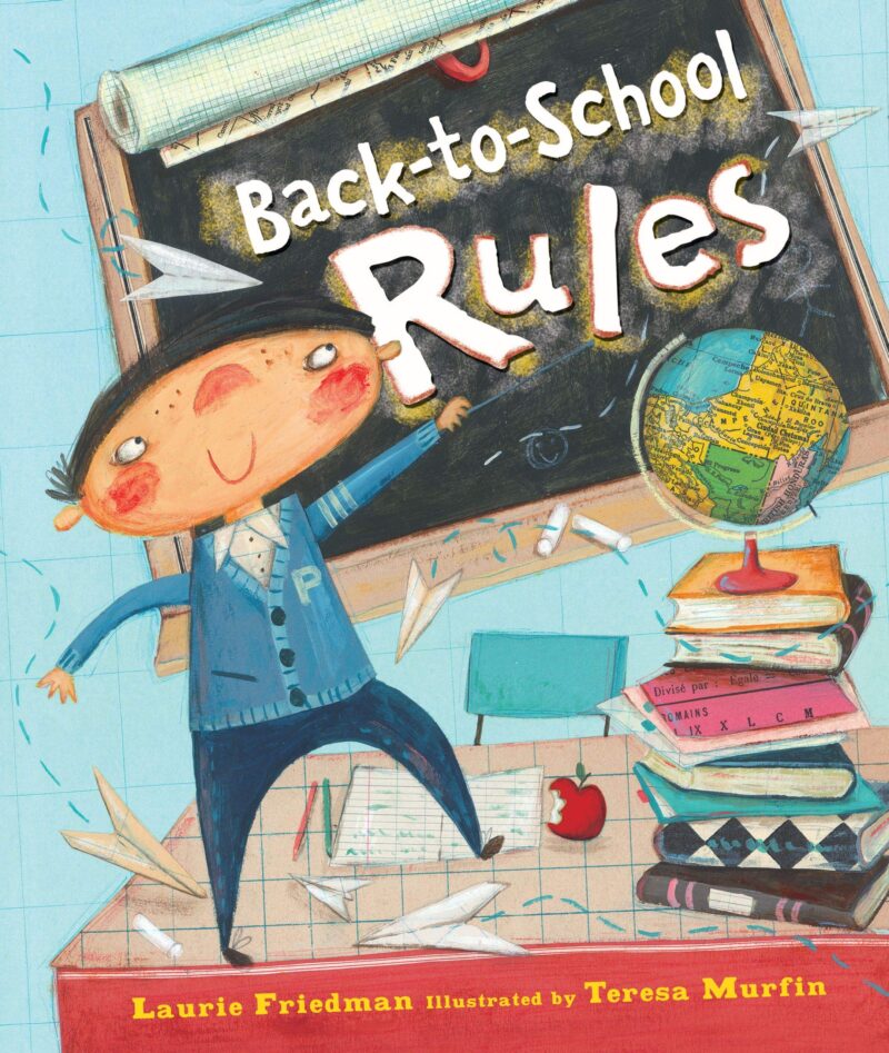 Children's book Back to School Rules as an example of first day of school books