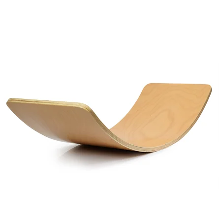 Wooden balance board toy