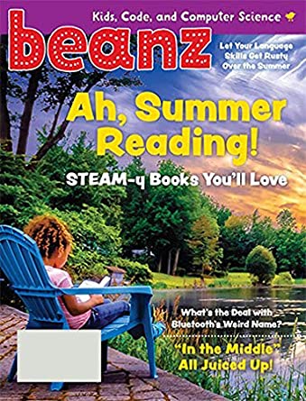 Cover for Beanz as an example of best science magazines for kids