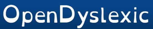OpenDyslexic (Best Fonts for Dyslexia)
