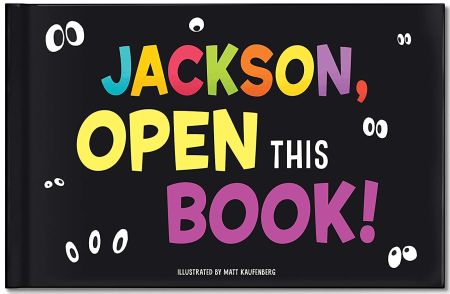 Personalized book called Open This Book