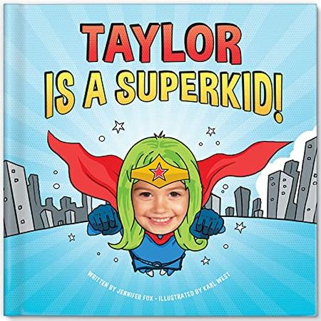 Personalized book called Taylor is a Superkid!