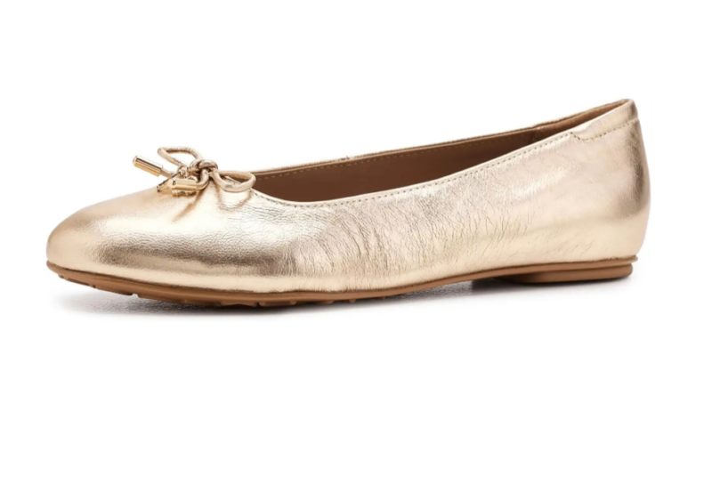 Ballet flats, gold