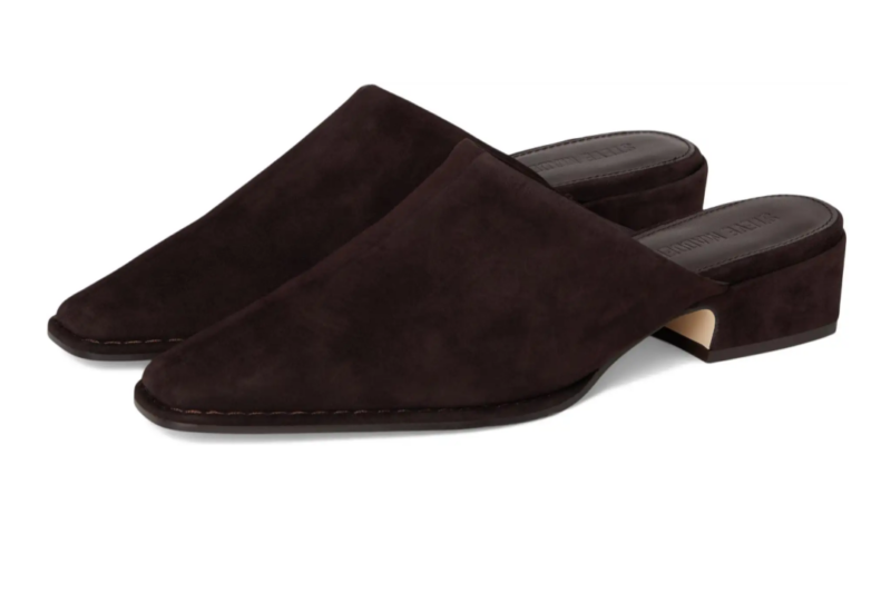 The slip-on mule shoes for student teachers