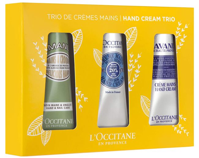 Best Teacher Gifts: L'Occitane Classics Hand Cream Trio