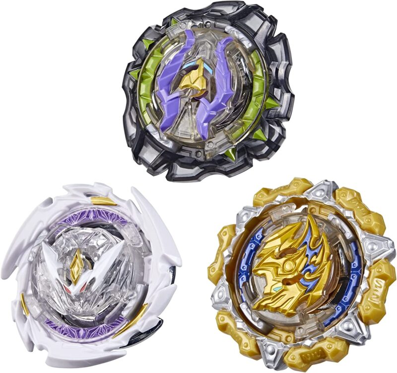 Photo of a set of Beyblades