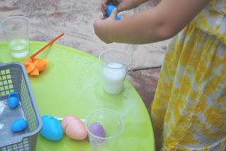 bicarbonate egg reaction for a plastic egg activity 