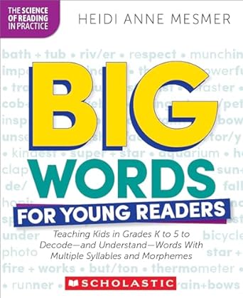Book cover for Big Words for Young Readers