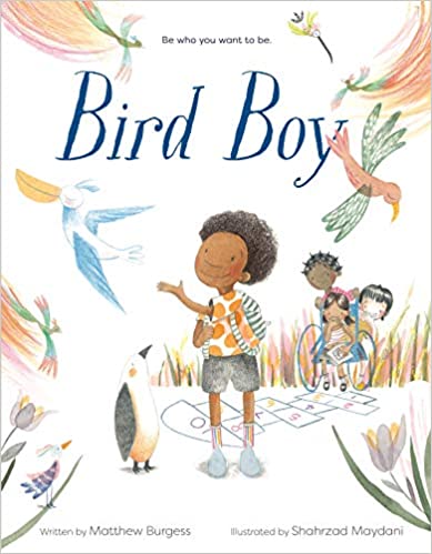 Book cover for Bird Boy as an example of first grade books