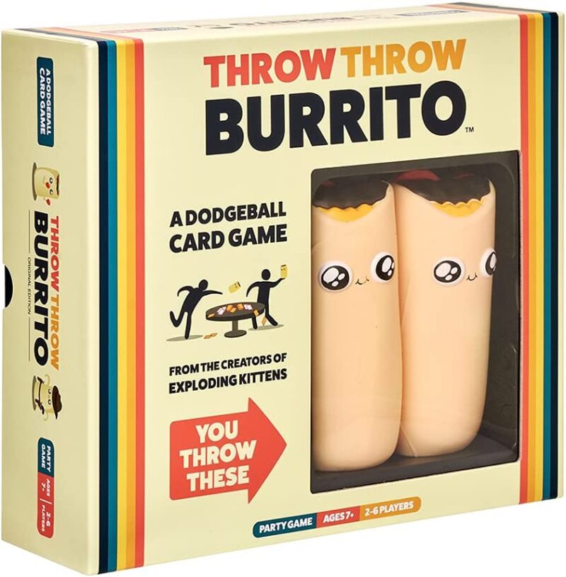 Throw Throw Burrito, as an example of best board games for teens