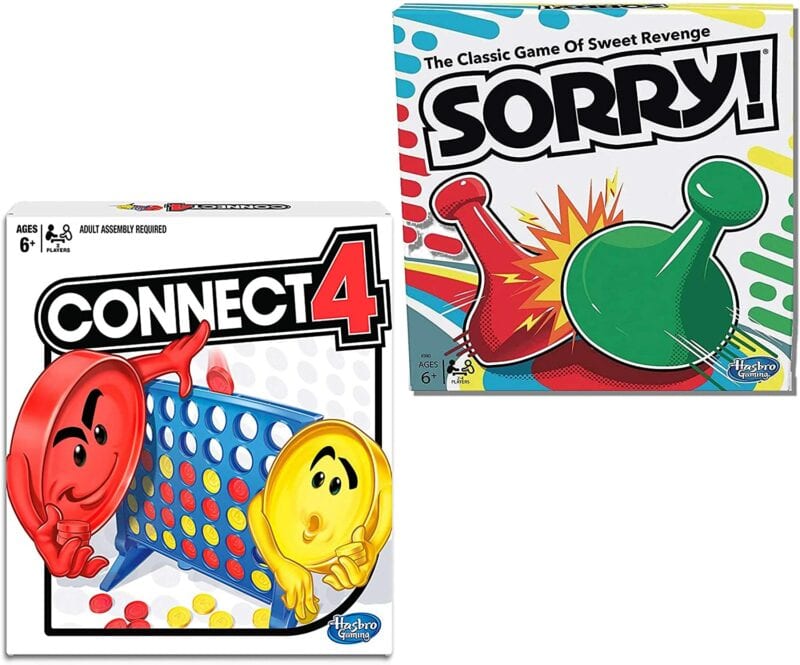 boardgames sorry and connect 4 bundle