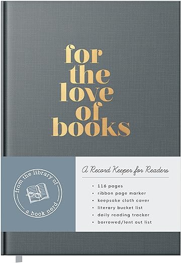 reading journal gift idea for a book lover 