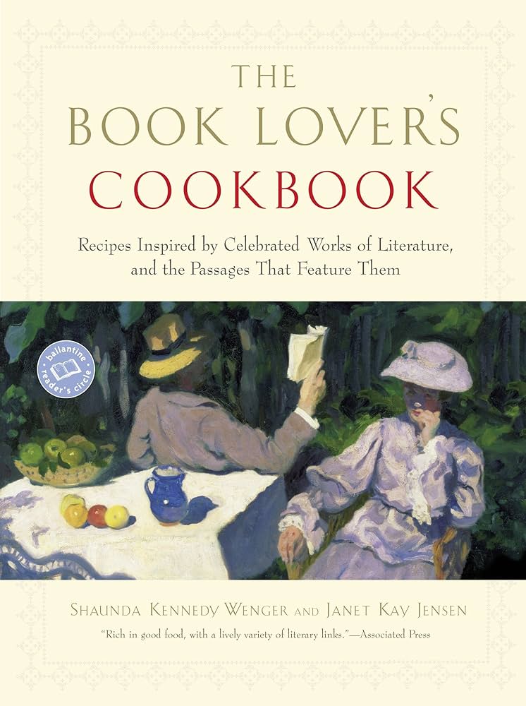 the book lovers cookbook cover 