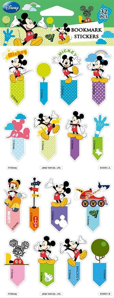 Disney Bookmark post-it memo flag index tag sticky notes 96 stickers 