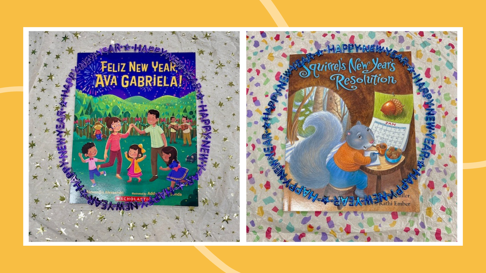 Examples of books about New Year's Eve
