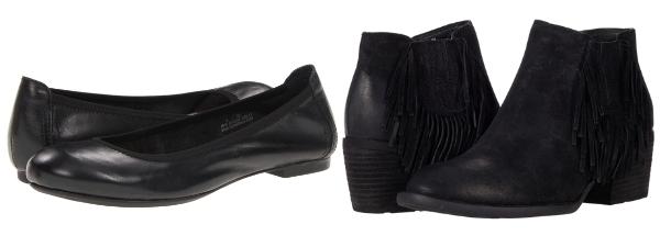 Born Julianne and Danni shoes in black