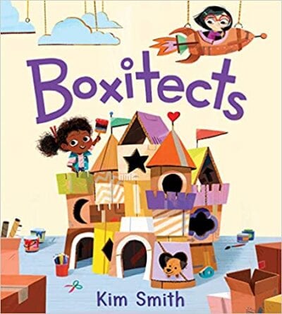 Book cover for Boxitects as an example of books about teamwork for kids