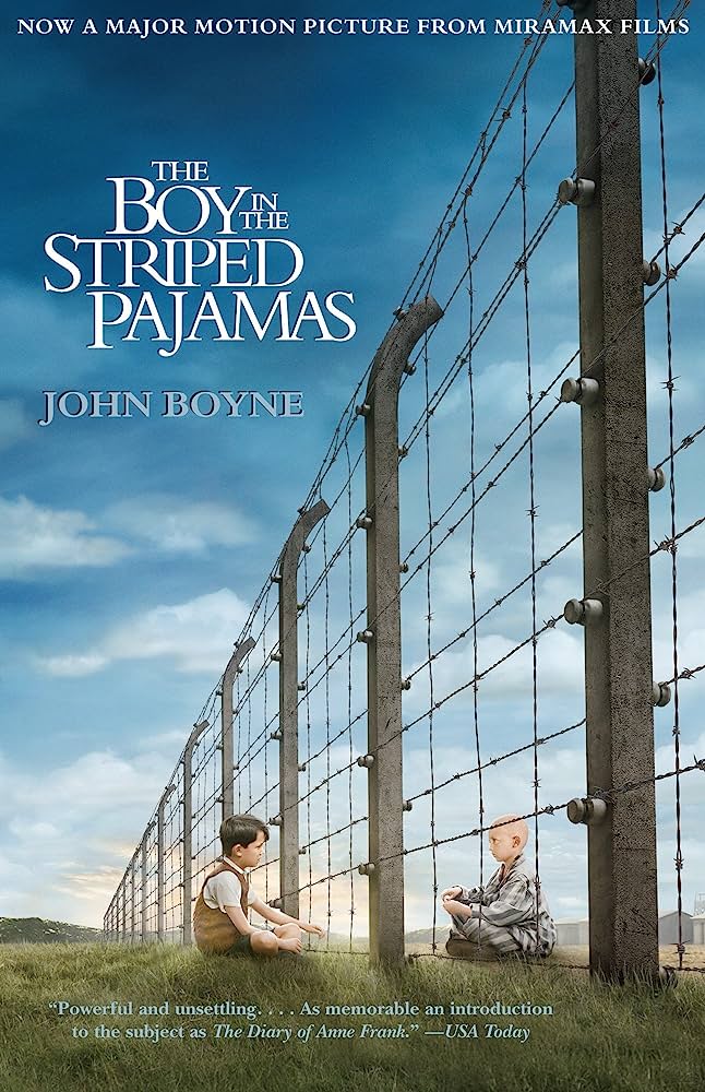 cover of the boy in the striped pajamas historical movie 