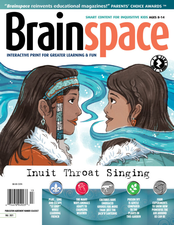Sample issue of Brainspace as an example of best science magazines for kids