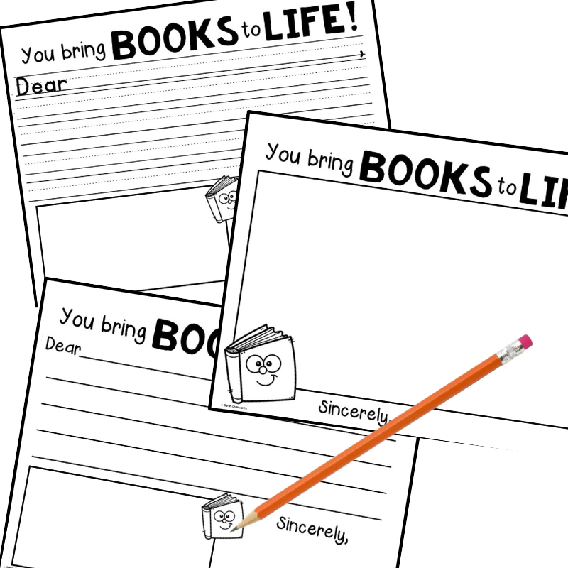 bring books to life activity for national school librarian day 2024