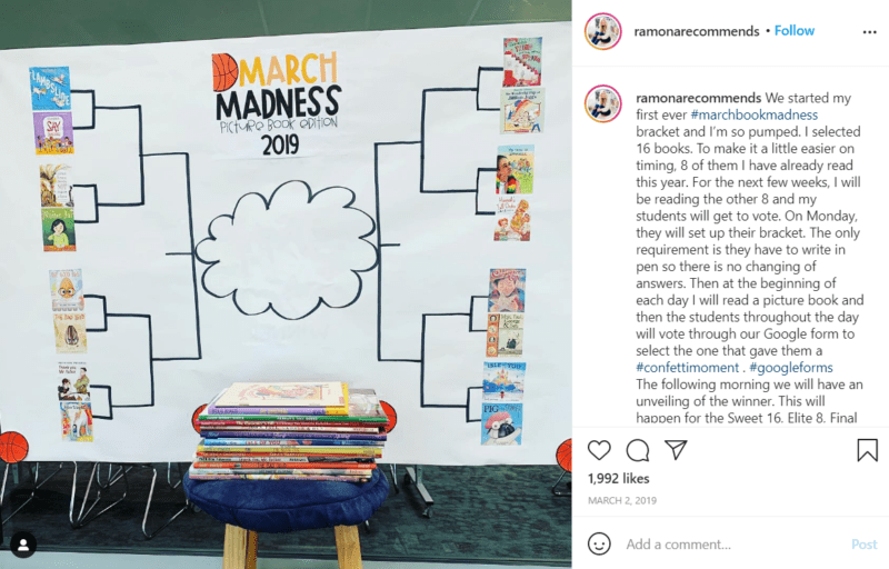 Still of build your school's reading culture by making it for the win from Instagram