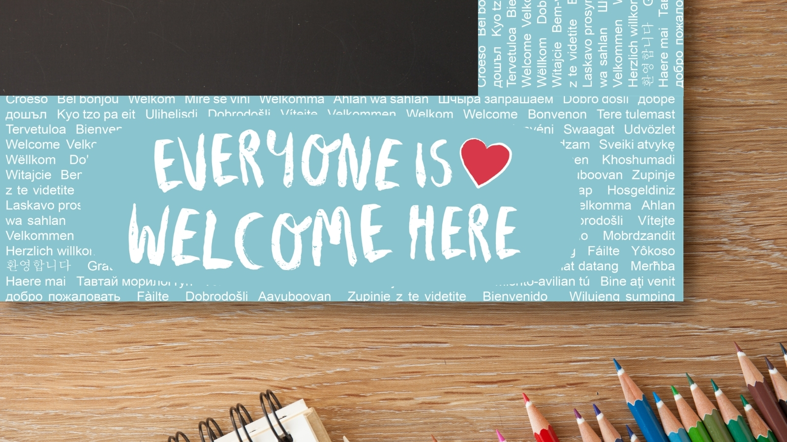 Bulletin board borders in 47 printable designs displayed across a classroom wall