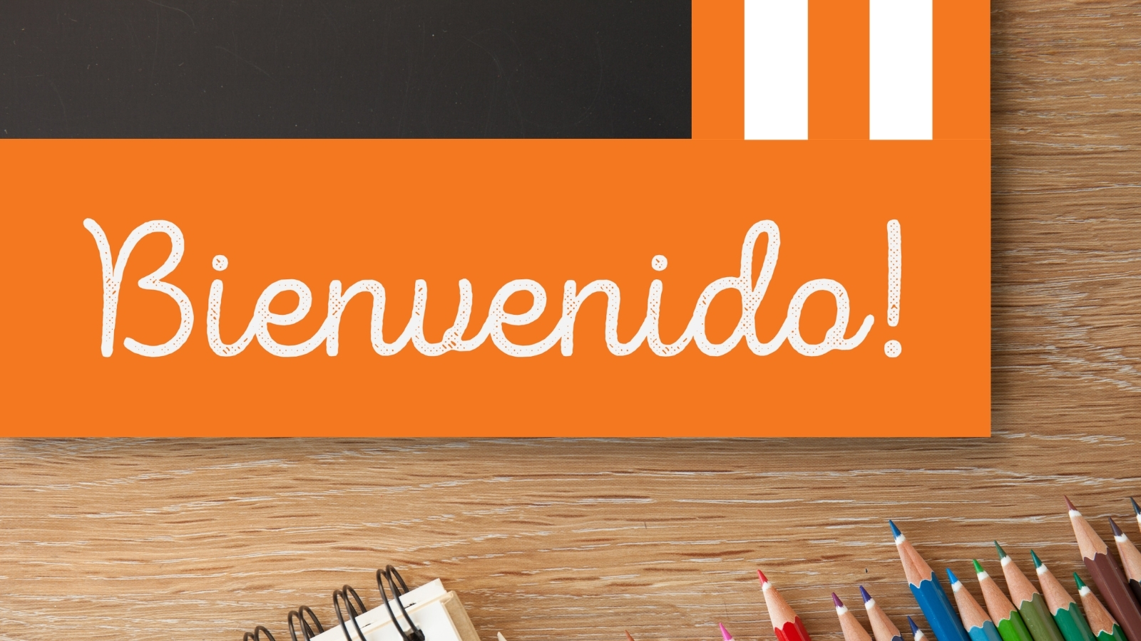 Spanish classroom "Bienvenido" bulletin board borders