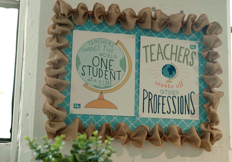 BudgetFriendly Burlap Decor Ideas to Give Your Classroom a Makeover