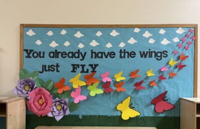 you already have the wings just fly bulletin board butterfly back to school