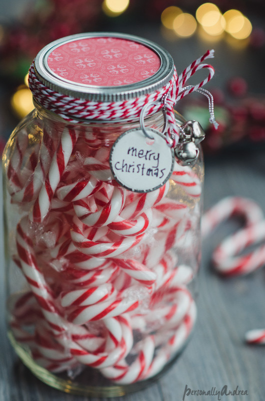 jar of candy canes 