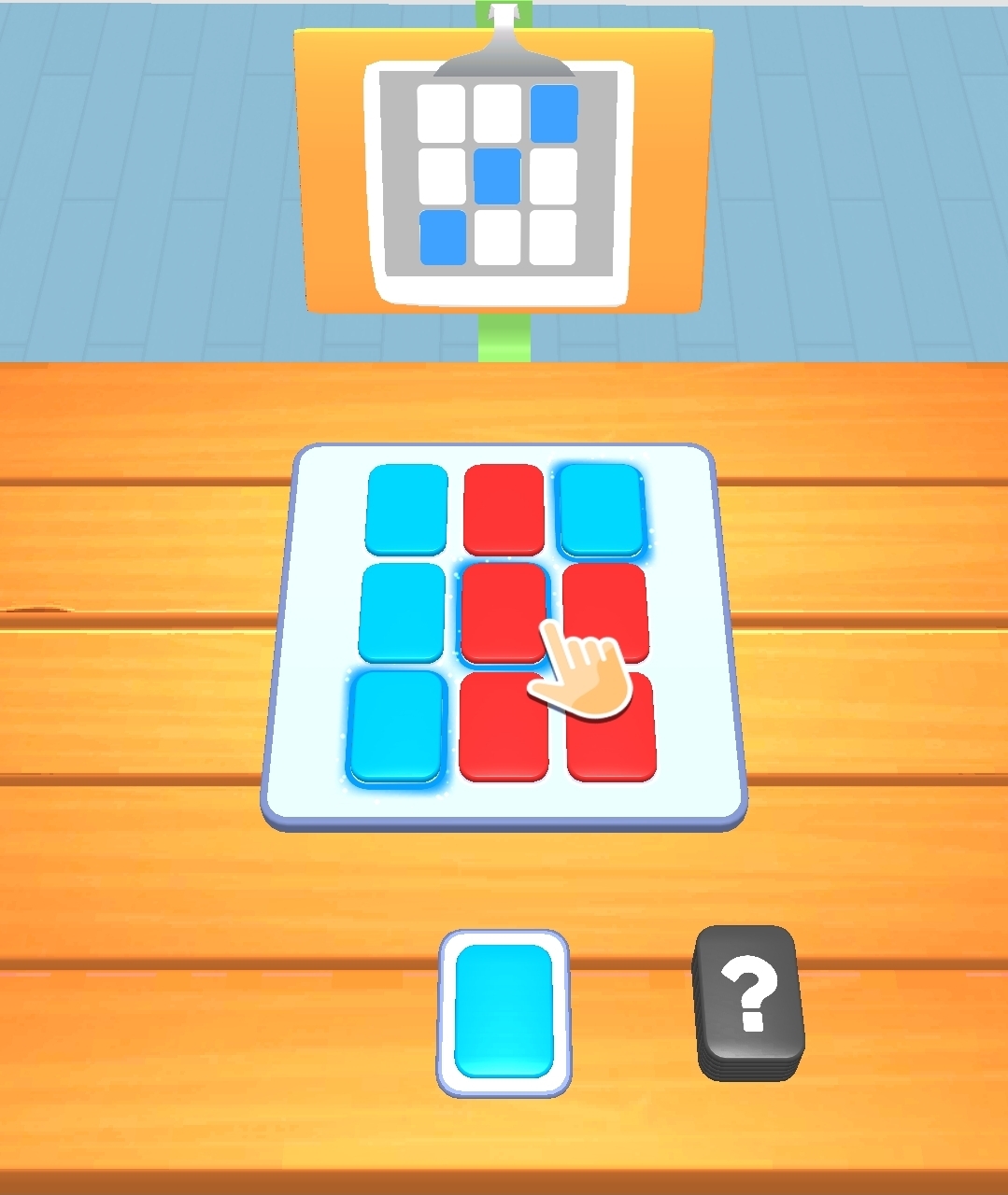 Card Shift Screen shot of Card Shift, an online logic and reasoning game from PlayMath.org