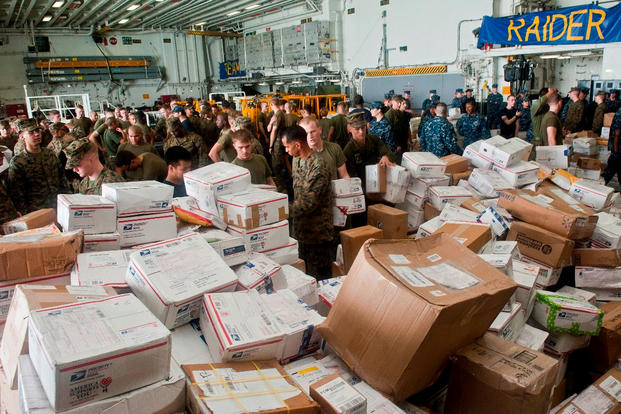 veterans receiving care packages 