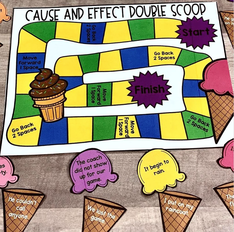 cause and effect board game