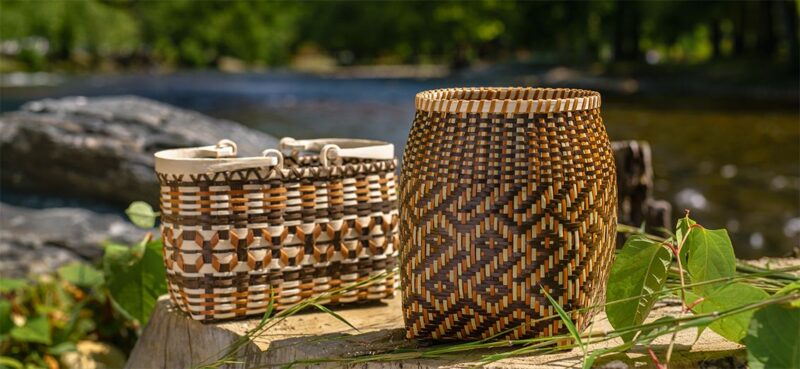 baskets made by cherokee artisans 