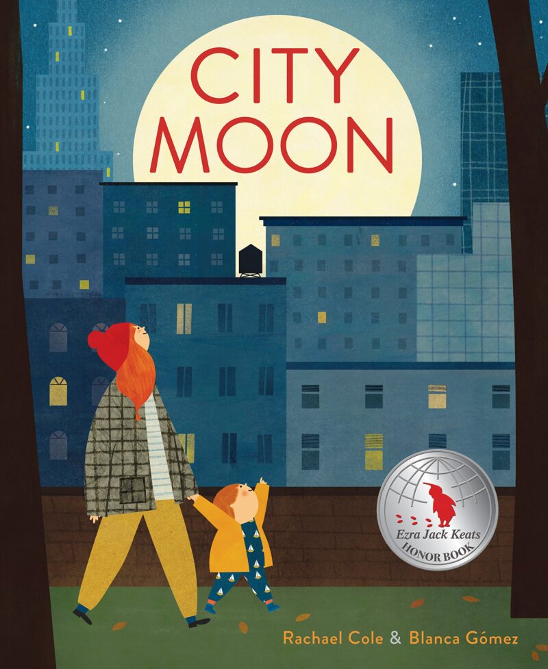 Book cover for City Moon as an example of children's books about the moon