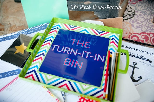10 Creative Ways to Organize Your Classroom Turn-In Bin